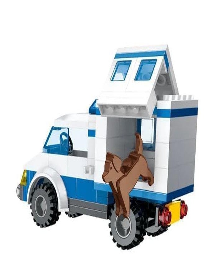 GIPTOC City Police Building Blocks Set, 368+ Multi-Color Pieces with Detailed Guidebook, Creative Construction and Educational Toy Playset for Kids Boys & Girls - Image 5