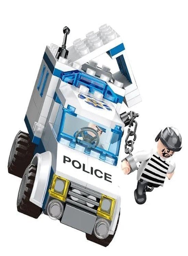 GIPTOC City Police Building Blocks Set, 368+ Multi-Color Pieces with Detailed Guidebook, Creative Construction and Educational Toy Playset for Kids Boys & Girls - Image 4