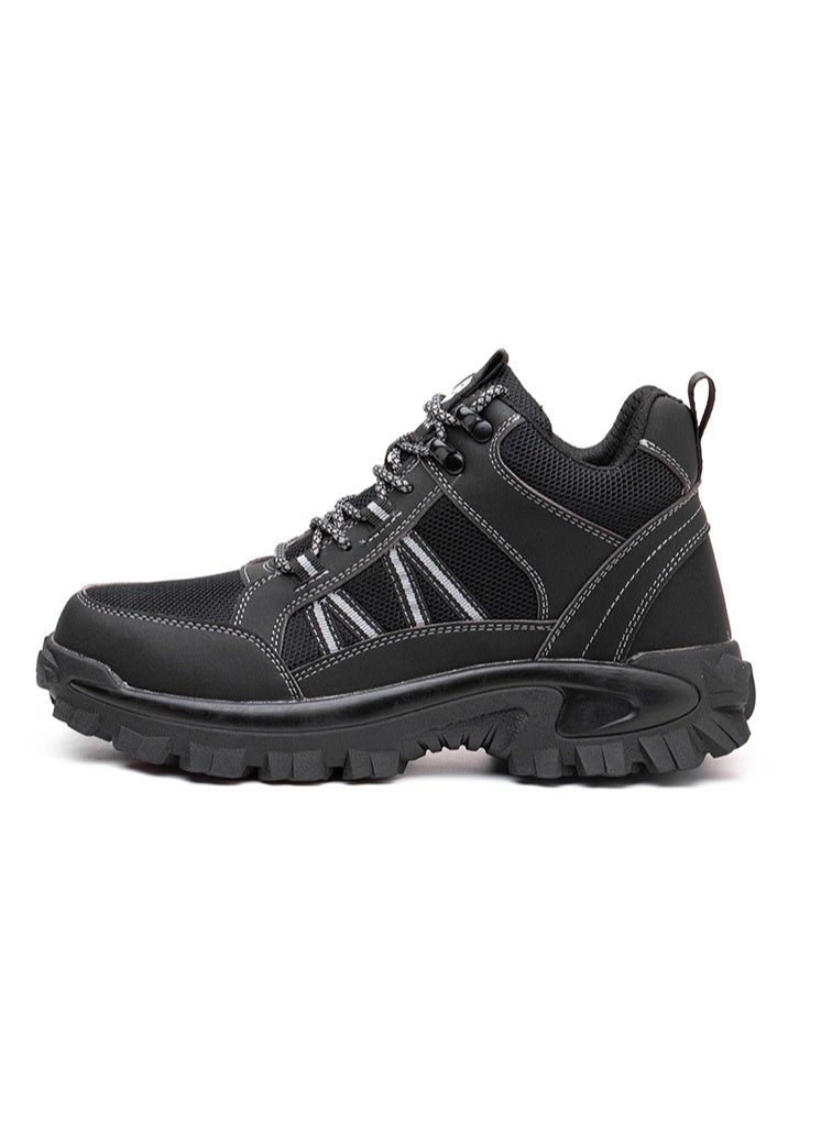 NIBEMINENT Autumn Boots Men Indestructible Shoes Puncture-Proof Safety Shoes Men Boots Steel Toe Cap work Boots Sneakers Male Shoes - Image 1