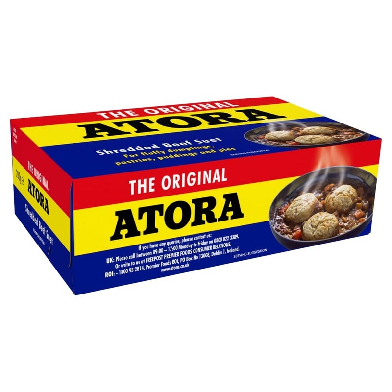 أتورا Atora Original Shredded Beef Suet for Traditional Cooking, 200 g (1-Pack) - Image 3