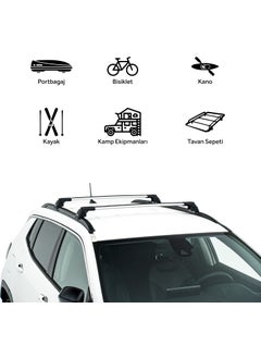 TURTLE Jeep Compass (MP/552) 2017-2023 Air2 Interrail Gray  - Image 2
