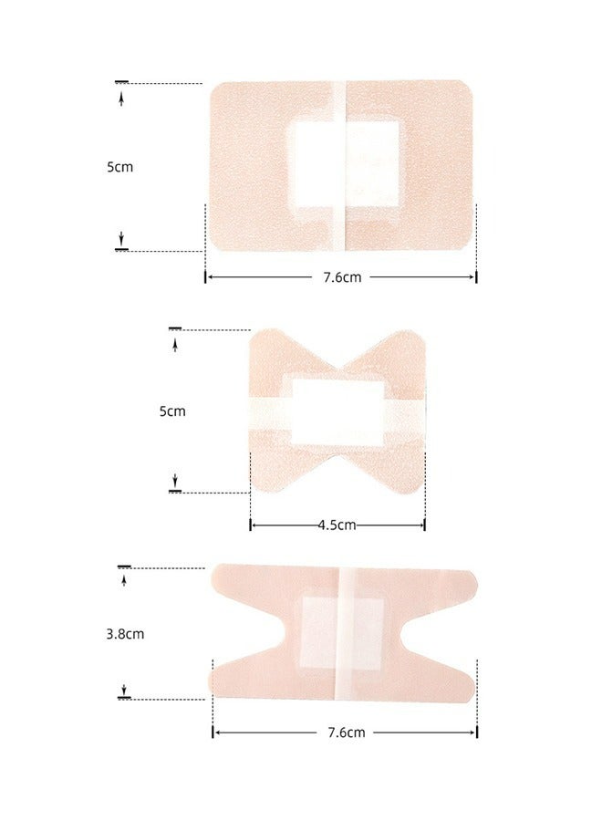 30 Pcs Tattoo Aftercare Bandage, Waterproof Adhesive Bandages for Knuckles & Fingertips, FirstAid Wound Care of Minor Cuts (Complexion) - Image 2