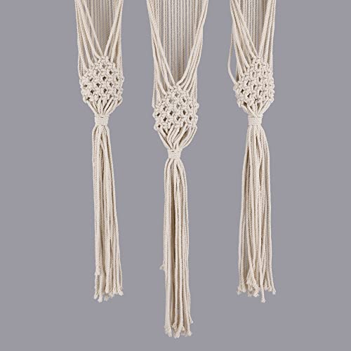 Dxyz Cotton Rope Planter, Ivory, 16x34 Inches - Image 4