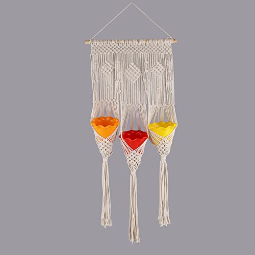 Dxyz Cotton Rope Planter, Ivory, 16x34 Inches - Image 2