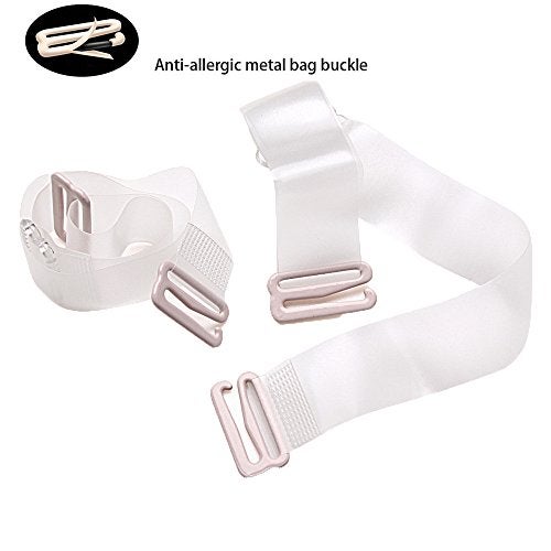 SERMICLE Women's Silicone Wired Tank Transparent Bra Invisible Straps X 4 Pairs - Image 2