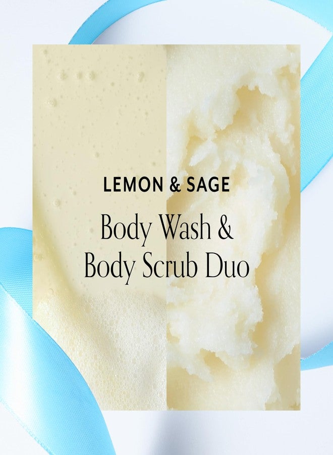 Bliss Lemon Love Exfoliating Duo: Soapy Suds Body Wash & Body Scrub with Shea Butter and Coconut Oil - Lemon and Sage - 17 Fl Oz - Gentle and Hydrating for Supremely Soft Skin - Image 4