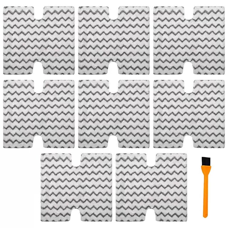 Hongfa Hongfa Pocket Steam Mop Pads for Shark S5003d 8 Packs Microfiber Cloths for Shark 3973 S3973D S5002 S5003 S6001 S6002 S6003 Steamer Mop Replace for PartsXTP184  P184WQ 