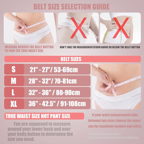 Jaffick Weight Lifting Belt For Ladies (4" Wide) - 100% Pink Leather Gym Belts Lower Waist Back Support For Women Men Fitness Squat Deadlift Heavy Duty Cross Training Gym Powerlifting Workout - Image 2