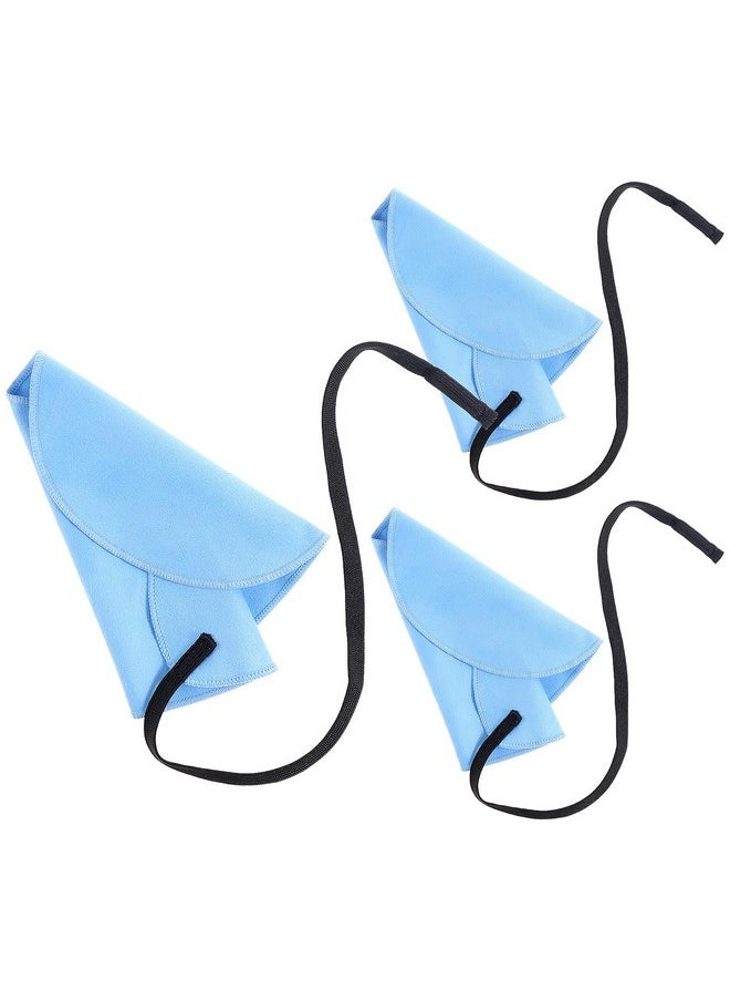 Prasacco Prasacco 3 Pcs Clarinet Swab Cloth Clarinet Cleaning Cloth for Inside Tube Clarinet Cleaning Kit Clarinet Accessories Cleaning Swab Suitable for Clarinet Piccolo Flute Saxophone (Blue)  - Image 1