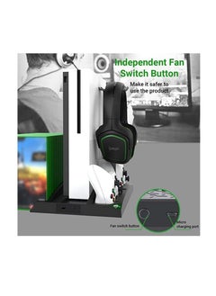 Ipega Vertical Charging Stand For Xbox Series S Battery Pack And Dual Controller Charger Headset Holder  - Image 1