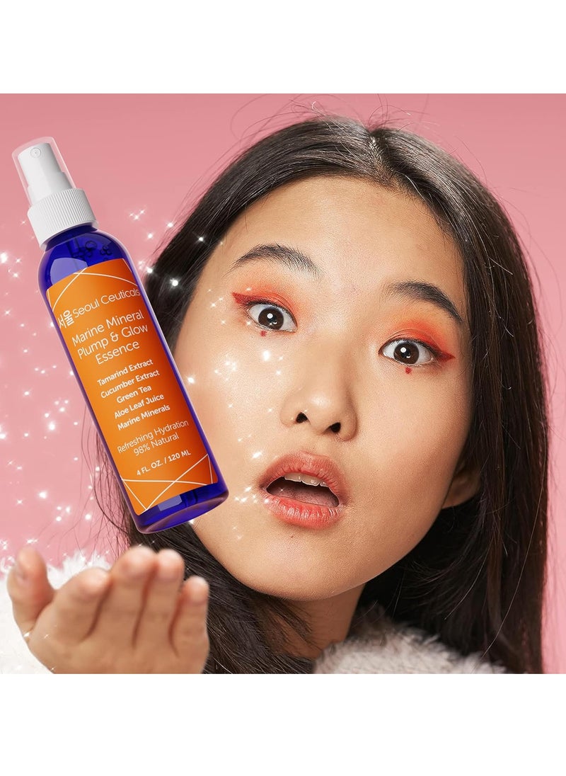 seoulceuticals - SeoulCeuticals Korean Skin Care Essence Toner - K Beauty Skincare Spray Mist For Face Contains Cucumber Extract and Marine Minerals + Organic Aloe - Get That Healthy Youthful Glow - Image 1