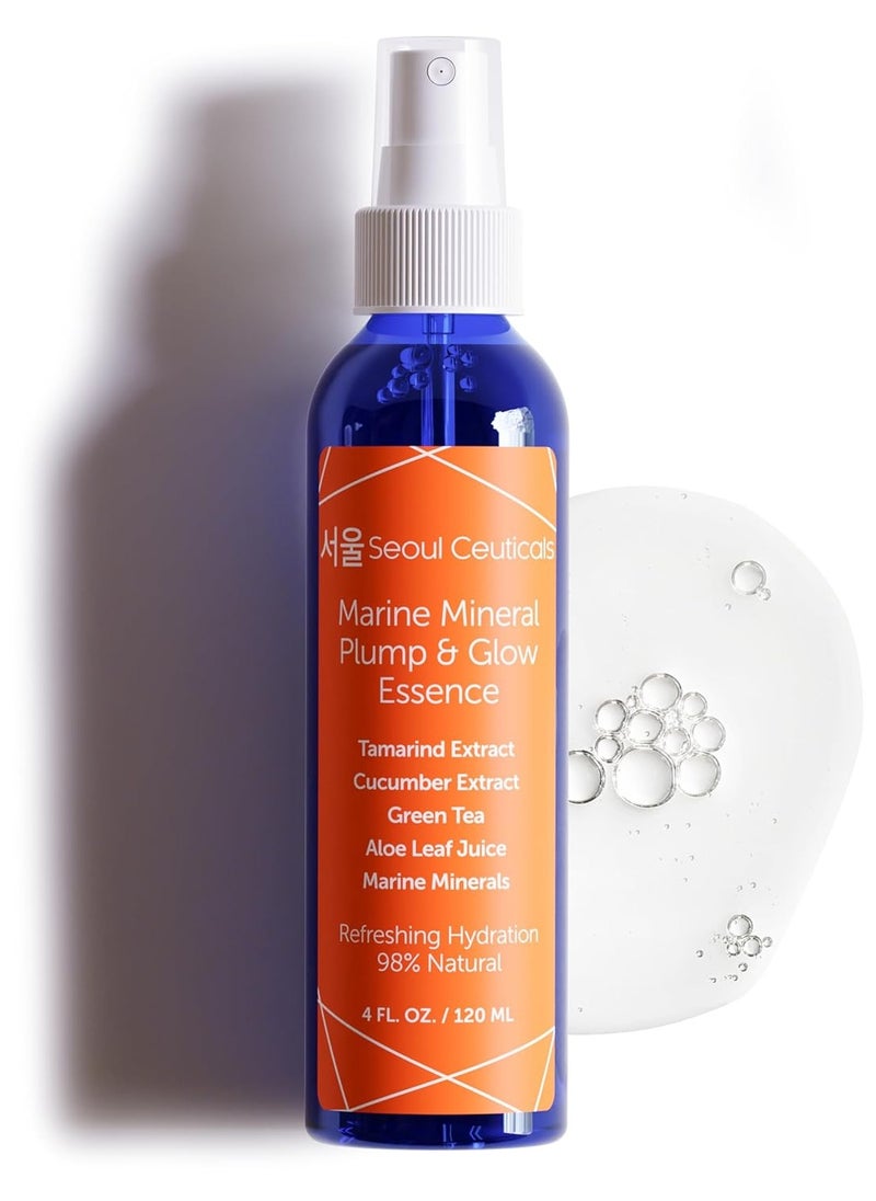 seoulceuticals - SeoulCeuticals Korean Skin Care Essence Toner - K Beauty Skincare Spray Mist For Face Contains Cucumber Extract and Marine Minerals + Organic Aloe - Get That Healthy Youthful Glow - Image 1