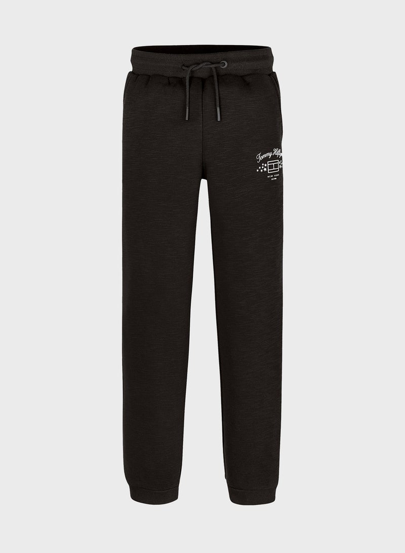 TOMMY HILFIGER Kids Logo Sweatpants  - Image 5