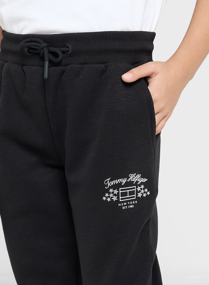 TOMMY HILFIGER Kids Logo Sweatpants  - Image 3