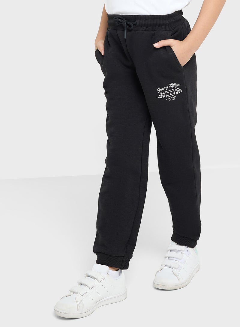TOMMY HILFIGER Kids Logo Sweatpants  - Image 1