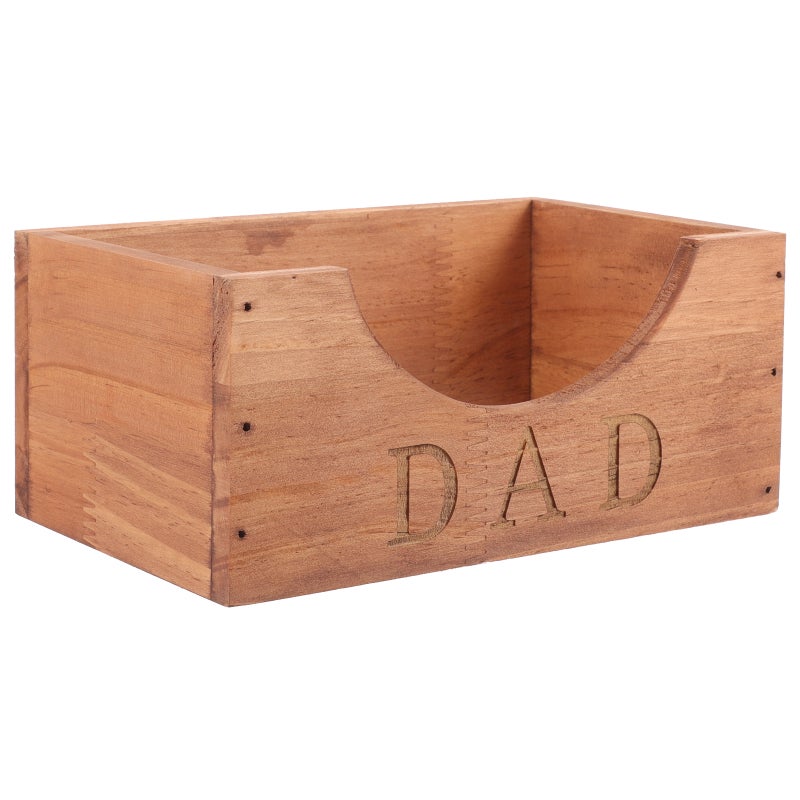 2pcs Display Box Hat Holder Wood Storage Box Rustic Craft Storage Organizer - Image 2