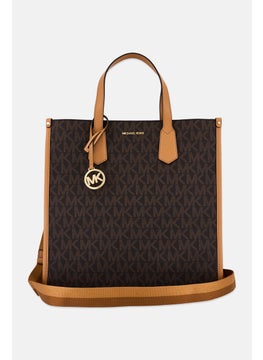 Michael Kors Women Brand Logo Maple Tote Bag 36 H x 36 L x 15 W cm, Brown  - Image 1