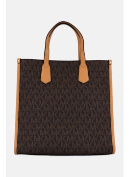 Michael Kors Women Brand Logo Maple Tote Bag 36 H x 36 L x 15 W cm, Brown  - Image 3