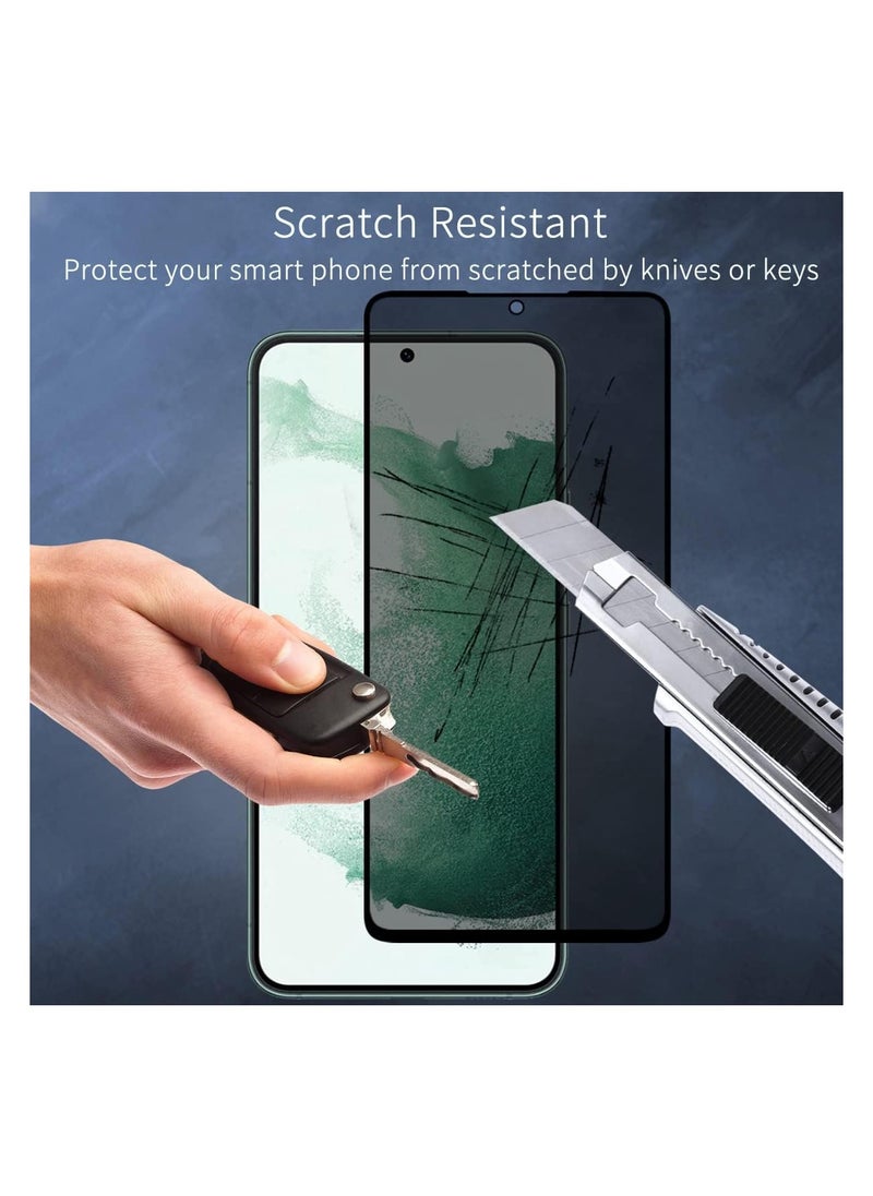 ماركة غير محددة واقي شاشة زجاجي مقوى مضاد للتجسس لهاتف Samsung Galaxy S22 Plus، طبقة زجاجية مقواة مضادة للتجسس، صلابة 9H، مضاد للخدش، واقي شاشة للخصوصية  - Image 4