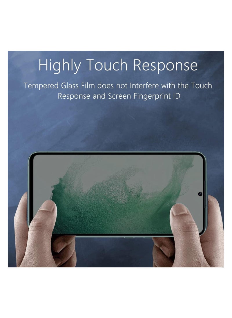 ماركة غير محددة واقي شاشة زجاجي مقوى مضاد للتجسس لهاتف Samsung Galaxy S22 Plus، طبقة زجاجية مقواة مضادة للتجسس، صلابة 9H، مضاد للخدش، واقي شاشة للخصوصية  - Image 5