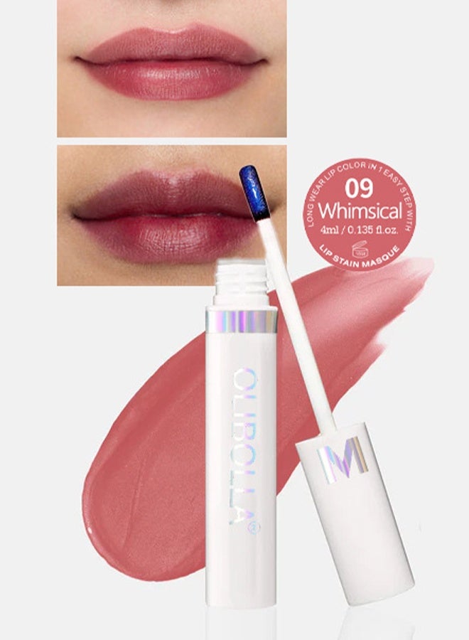 OLIBOLLA Lip Stain Masque -Lip Stain Peel Off Masque, Long Lasting, Waterproof And Transfer Proof Pink Lip Tint, Matte Finish Peel Off Lip Stain - Image 2