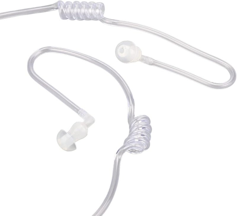 Black Air Tube Earbuds Ergonomic Noise Reduction Headset for Tablet - Image 3