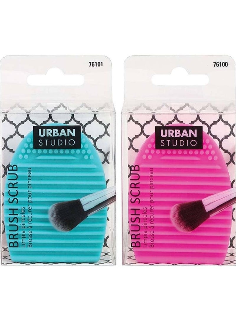 Cala Urban Studio Make-Up Brush Scrub Hot Pink 1unit - Image 2