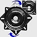 Evadow Evadow 2Pack Heavy Duty Bar Stool Swivel Plate, 6Inch Chair Swivel Base with Solid Ring of Ball Bearings, 400lbs  - Image 2