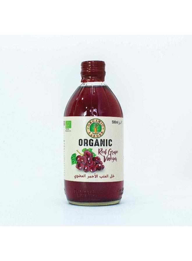 Organic Larder ORGANIC GRAPE VINEGAR RED  (500ML) - Image 1