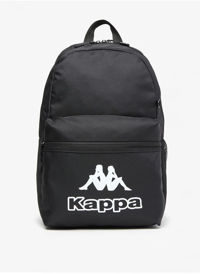 Kappa حقيبة ظهر مطبوعة بالشعار مع حقيبة غداء وحافظة أقلام  - Image 2