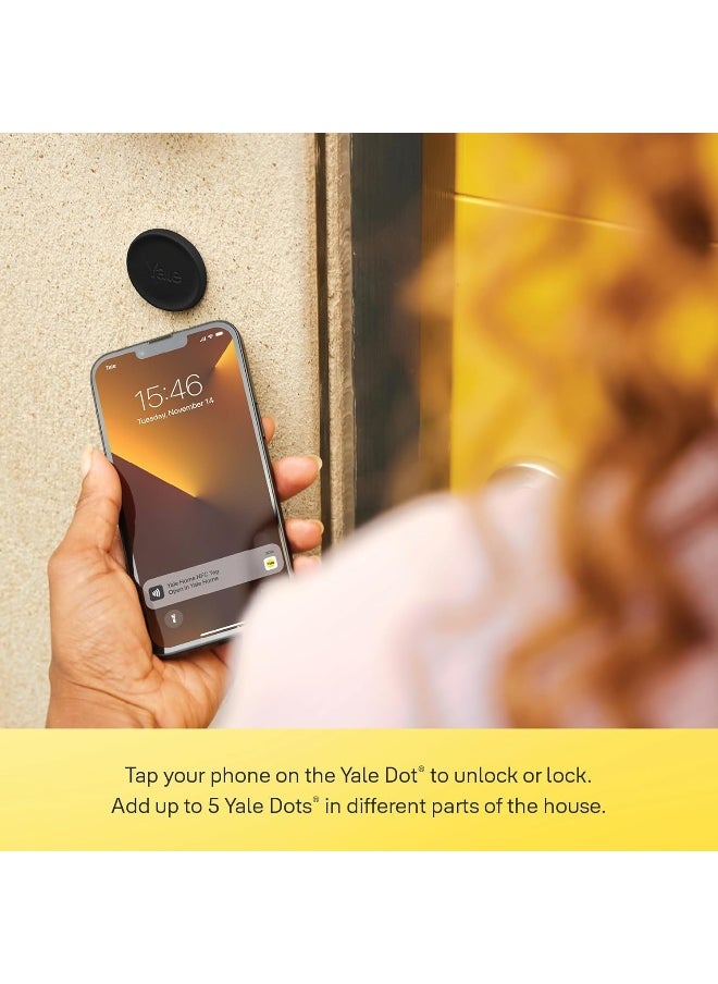 Yale Yale Smart Door Lock Linus L2, Black - Keyless Entry, Easy Installation, Built-in WiFi & Bluetooth, Remote Access, Virtual Keys, Retrofit Over Euro Profile Cylinder, Instant Alerts  - Image 3