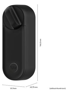Yale Yale Smart Door Lock Linus L2, Black - Keyless Entry, Easy Installation, Built-in WiFi & Bluetooth, Remote Access, Virtual Keys, Retrofit Over Euro Profile Cylinder, Instant Alerts  - Image 4