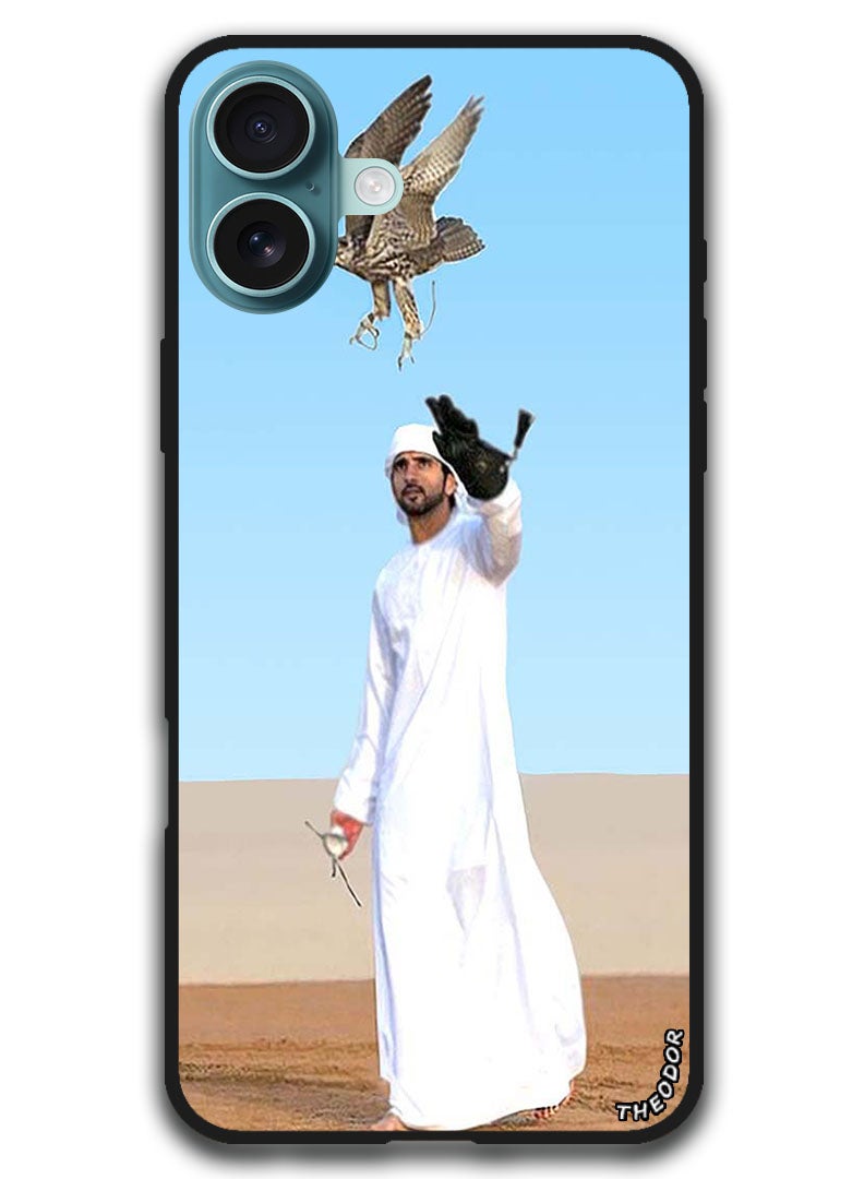 Theodor Protective Case Anti Scratch Shock Proof Bumper Cover For iPhone 16 (6.1)-inch Sheikh Hamdan - Image 1