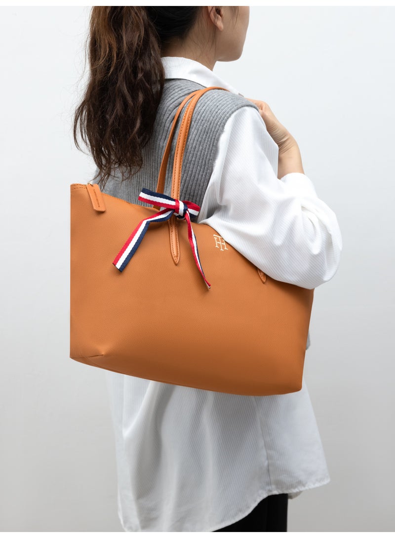 Tommy Hilfiger Denim Tommy Hilfiger Tote Bag for Women , Fashion Versatile Signature Tape Large Capacity Shoulder Bag Handbag for Travel, Work, Gym, - Image 2