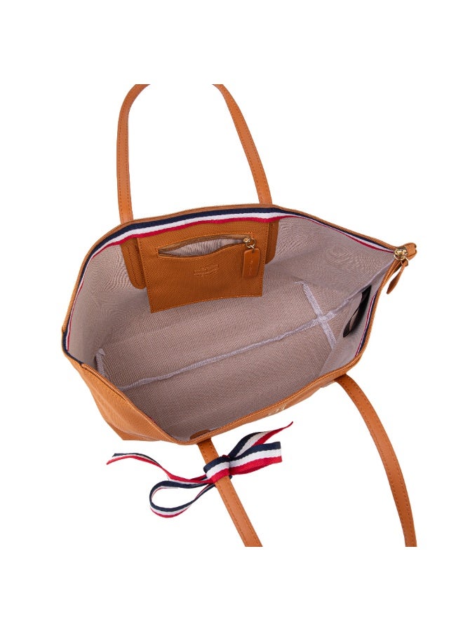 Tommy Hilfiger Denim Tommy Hilfiger Tote Bag for Women , Fashion Versatile Signature Tape Large Capacity Shoulder Bag Handbag for Travel, Work, Gym, - Image 4