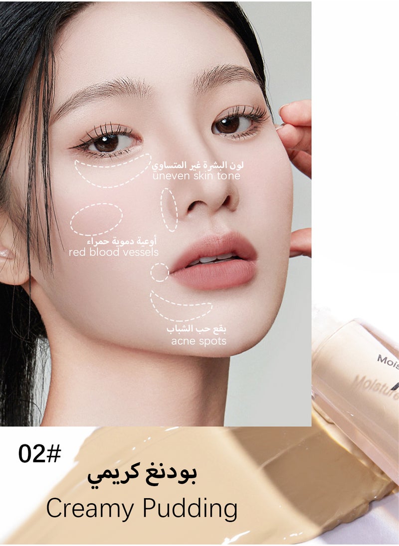 Novo Moisture Flawless Concealer, Liquid Full Coverage Brightening Under Eye Concealer, Lightweight Long Lasting Hydrating Highlighter for Women, Create a Clean Looking  - Image 2