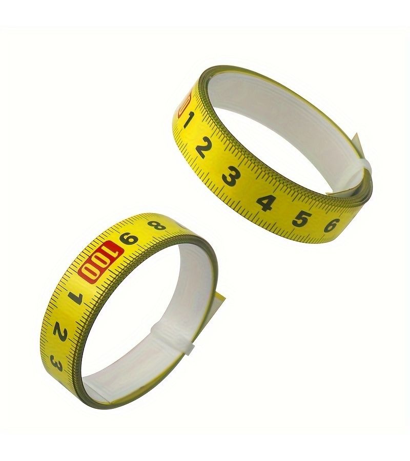 Self Adhesive Metric Tape Measure 196.85inch Forward Reverse and Center Start Readout for Workbenches - Image 4