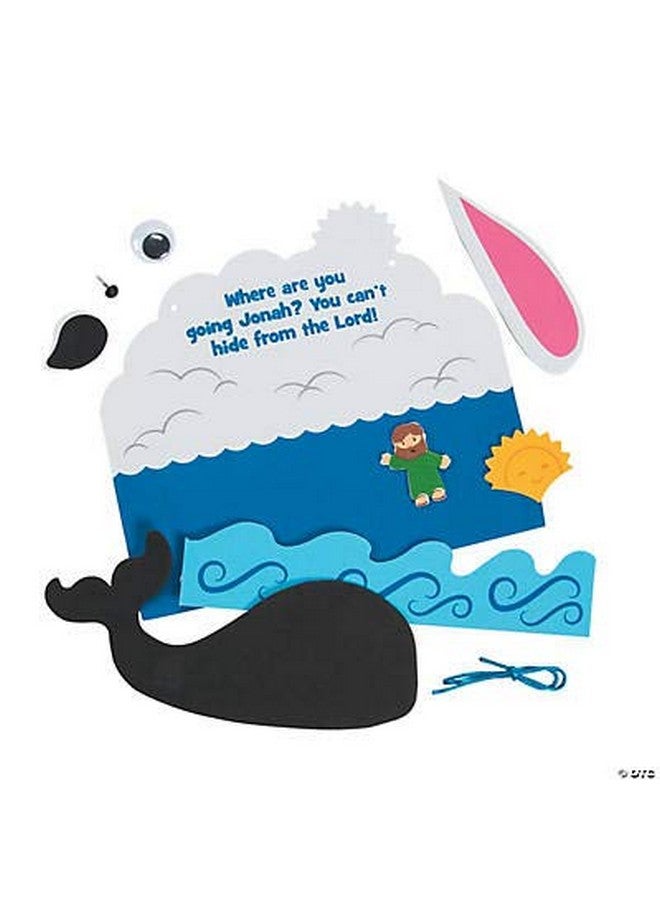 Fun Express Jonah and The Whale Craft Kit - Makes 12 - Religious Crafts for Kids and Fun Sunday School Activities - Image 2