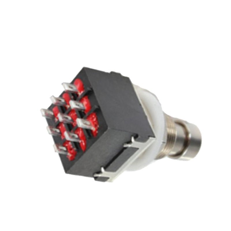 ESUPPORT 3PDT 9 Pins Box Stomp Guitar Effect Pedal Foot Switch True Bypass Metal Pack of 10 - Image 5