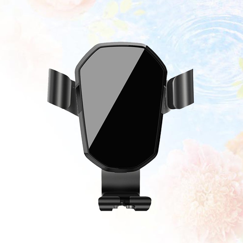 2pcs Metal Car Holder Anti-fall Scratching Car Air Outlet Bracket for (Black) - Image 4
