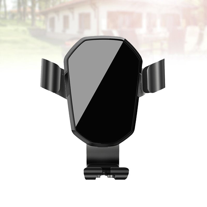 2pcs Metal Car Holder Anti-fall Scratching Car Air Outlet Bracket for (Black) - Image 3