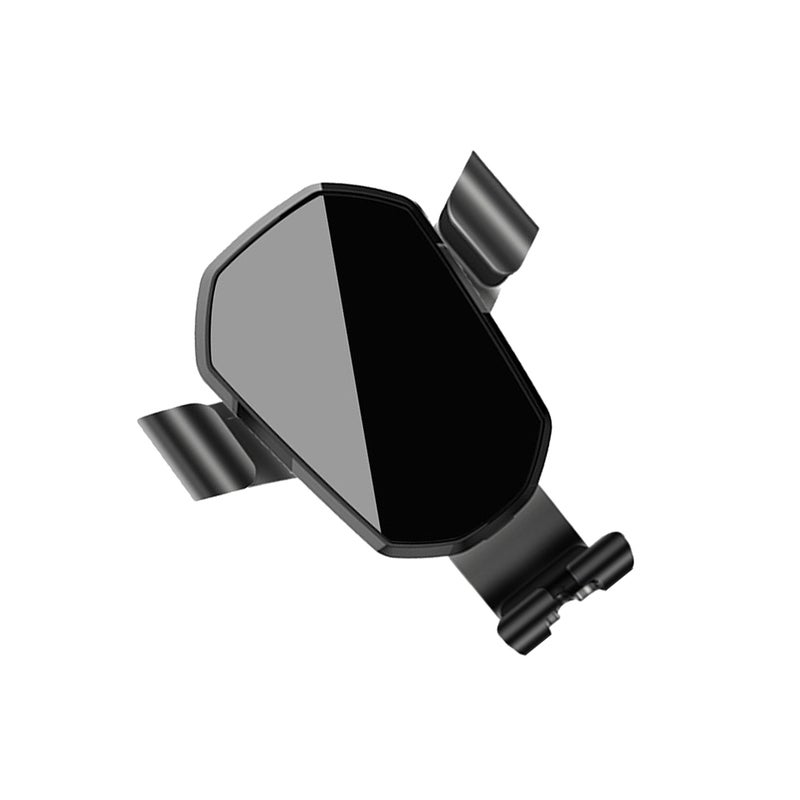 2pcs Metal Car Holder Anti-fall Scratching Car Air Outlet Bracket for (Black) - Image 1