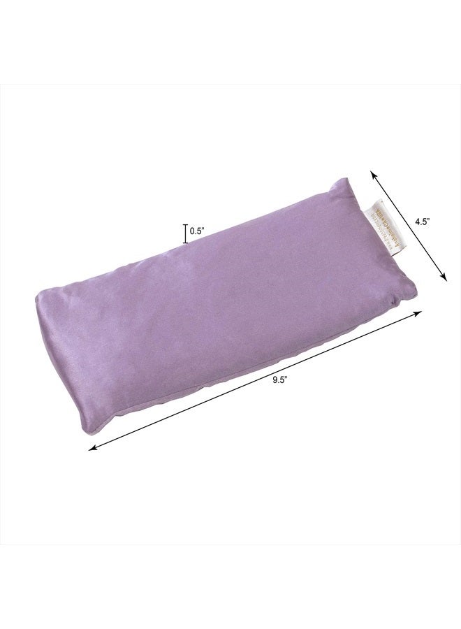 DreamTime Inner Peace Eye Pillow, Aromatherapy Lavender, Relaxation Mask For Yoga, Meditation, And Sleep, Lavender Velvet, Pack Of 1 - Image 2