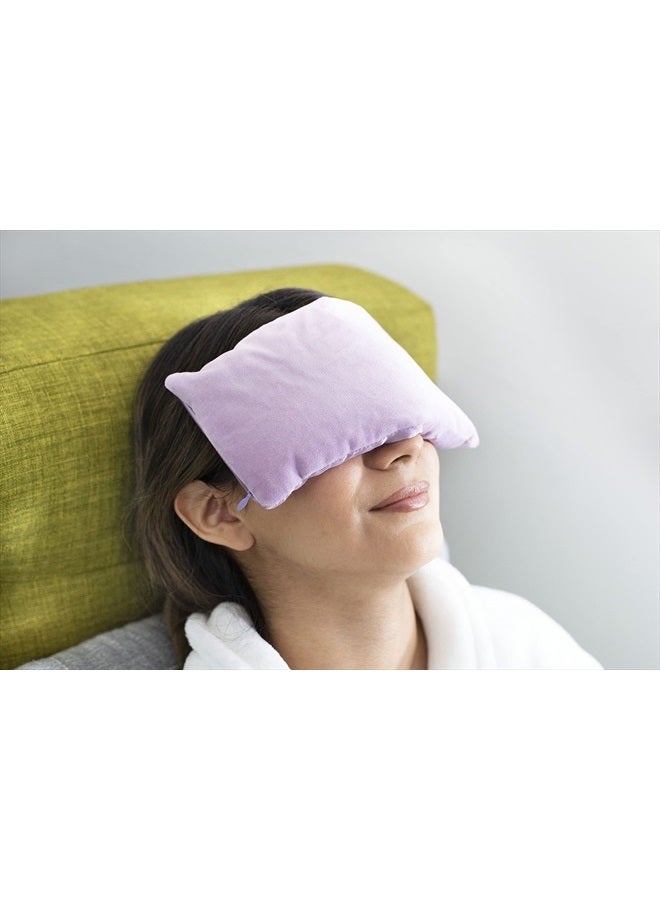 DreamTime Inner Peace Eye Pillow, Aromatherapy Lavender, Relaxation Mask For Yoga, Meditation, And Sleep, Lavender Velvet, Pack Of 1 - Image 3