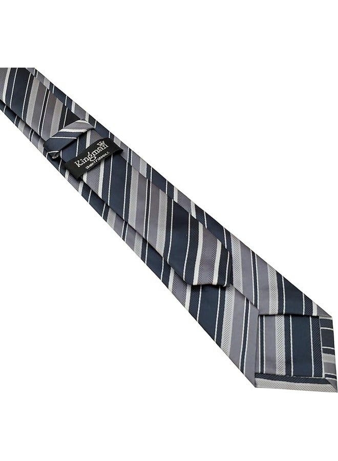 Kingman ربطة عنق رسمية للرجال - ربطة عنق رجالية - ربطات عنق للقميص والبدلة - طراز عصري - Image 4