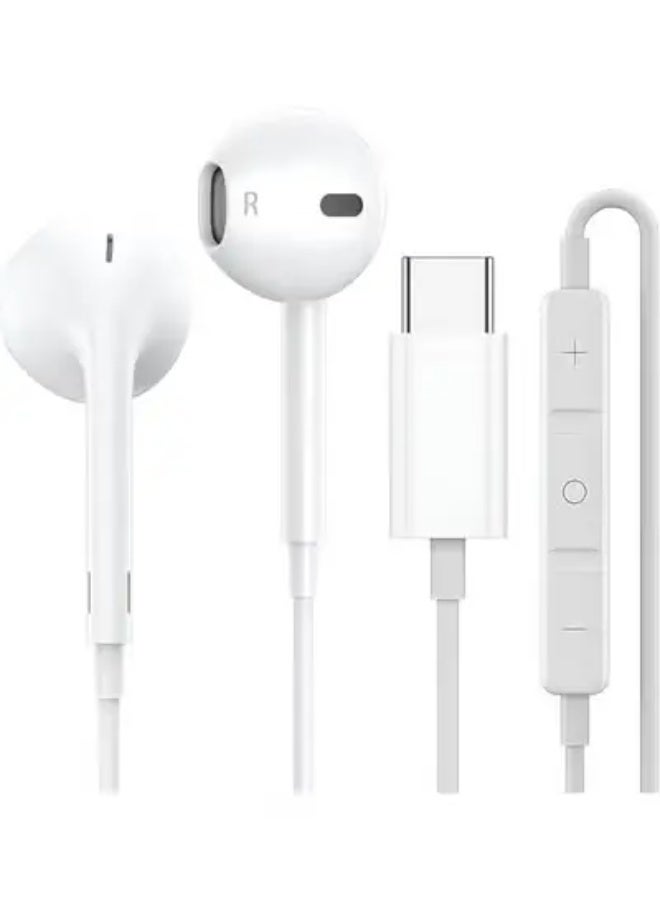 HD80 Extra Bass Type-C Wired Earphones – Clear Sound & Powerful Bass - Image 1