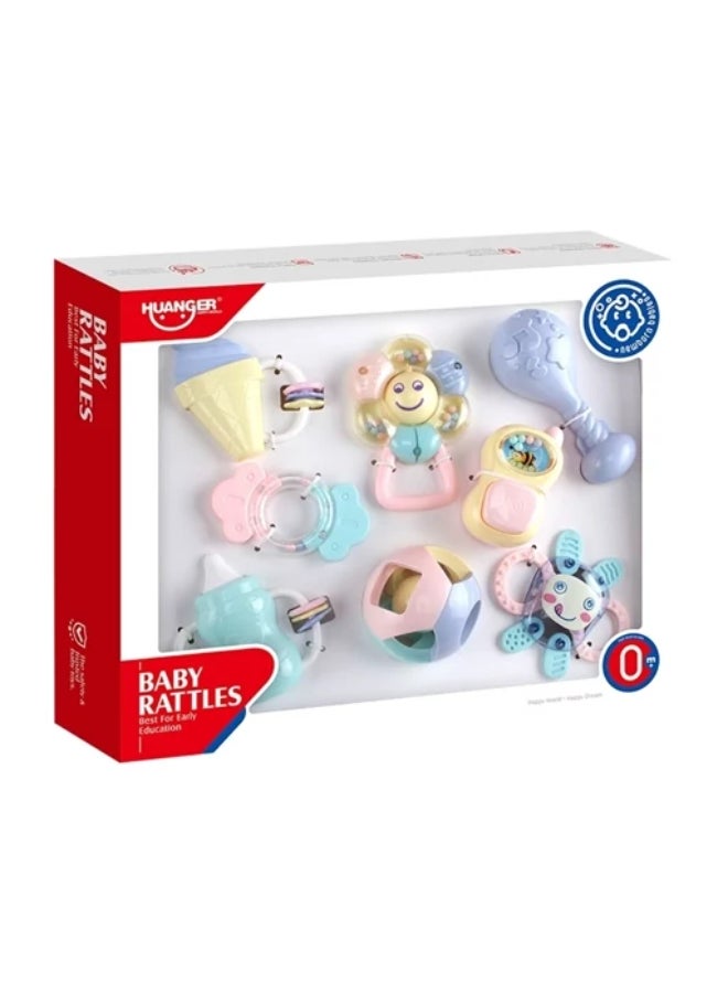 HUANGER طقم ألعاب رنين عضاضة، 8 قطع - Image 2