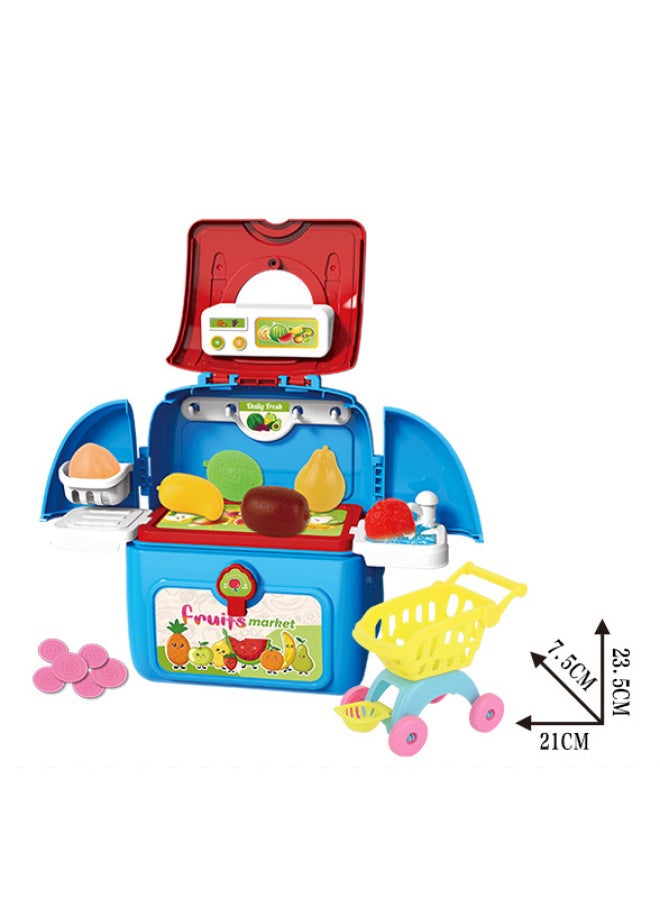 Cross-Border Hot Selling Play House Toy Set, Boy Toy, Kidsren's Tool Backpack, Educational Toy Role Play