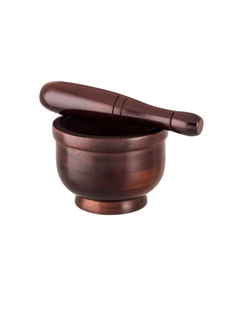 Dania Mortar and pestle set made of beech wood - Image 2