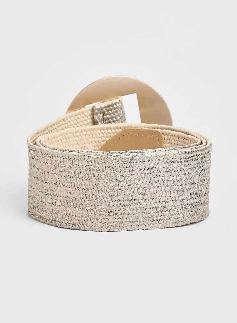 Haute Sauce Casual Belt with Buckle Detail